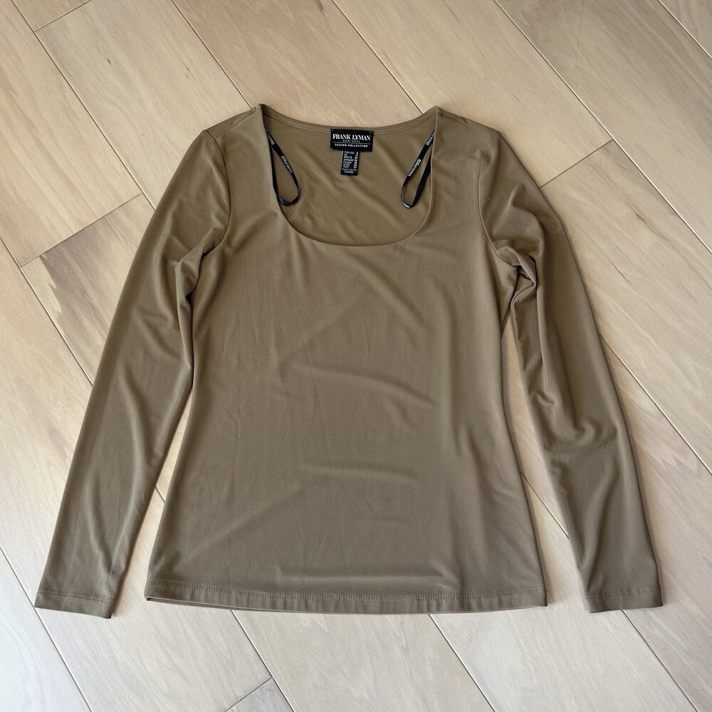 Frank Lyman Montreal Top Scoop Neck Long Sleeve Women’s 8